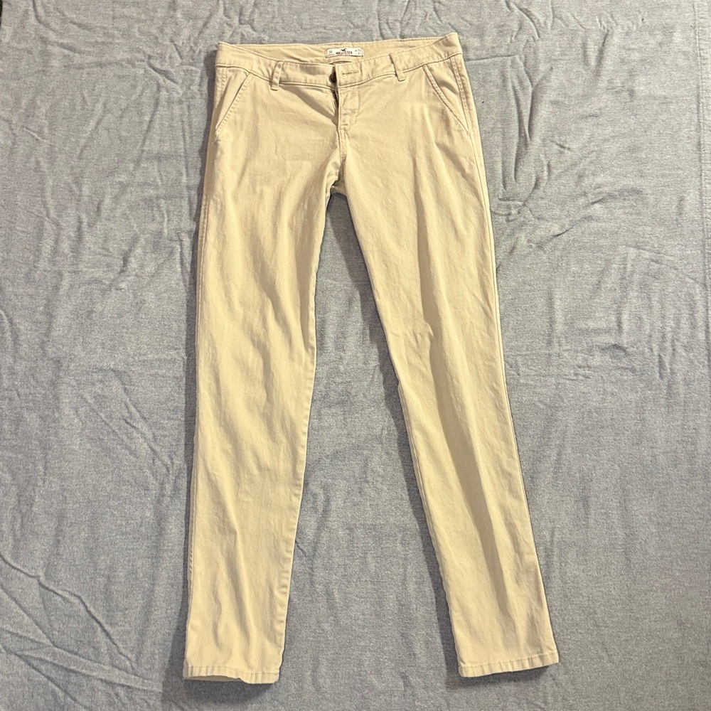 Hollister Khaki Casual Pants